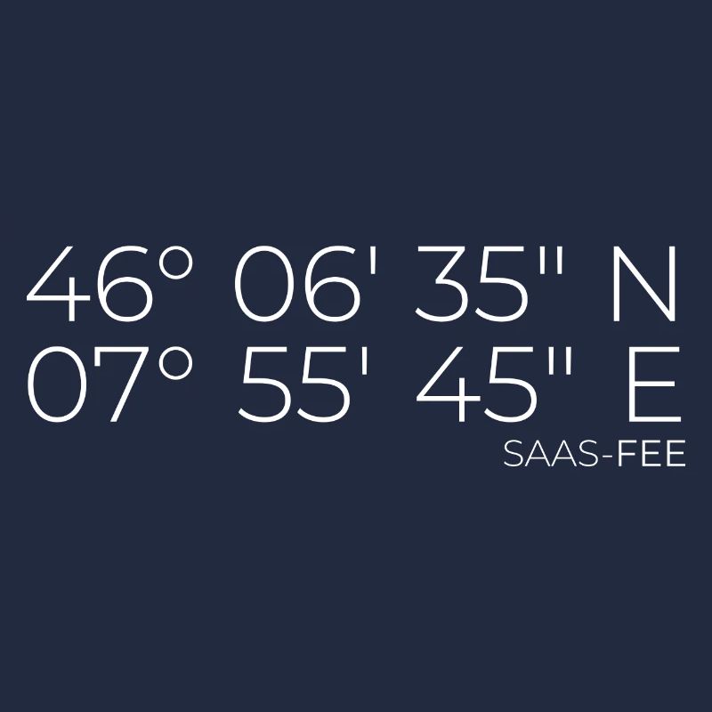 Koordinaten Saas-Fee