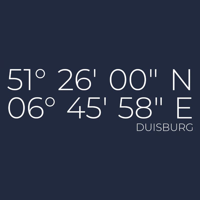 Coordinates Duisburg