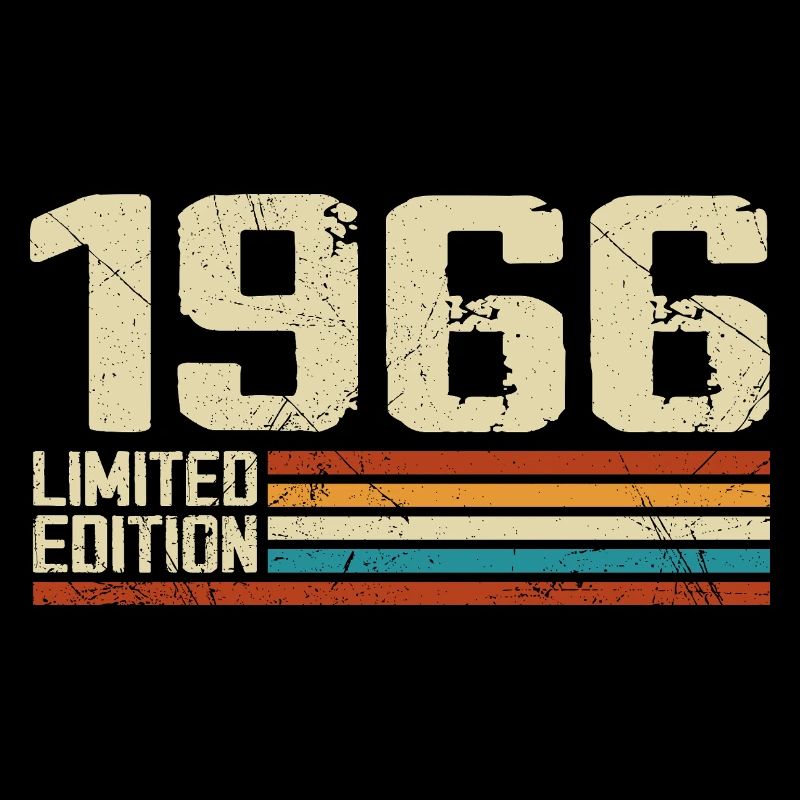 Vintage 1966 Anniversaire Rétro - Né en 1966