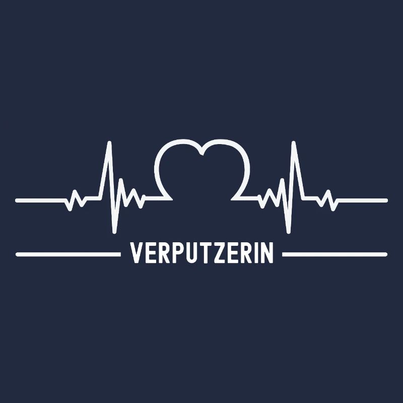 Plasterer Heartbeat Heart ECG Plasterer Profession