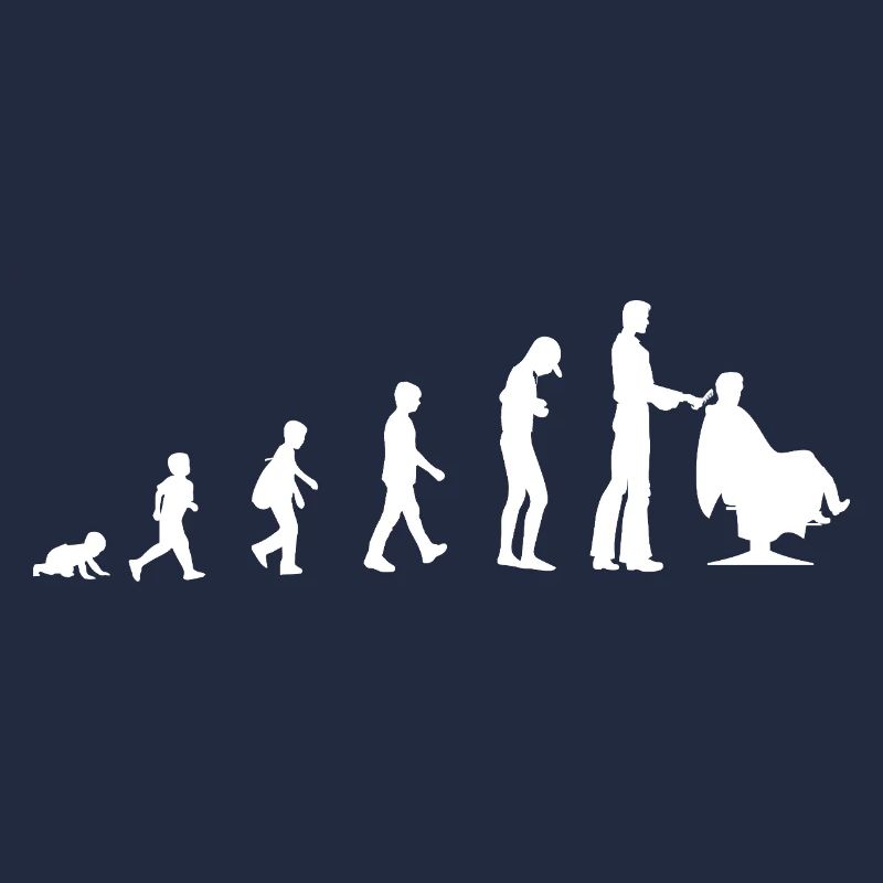 Évolution du bébé au coiffeur