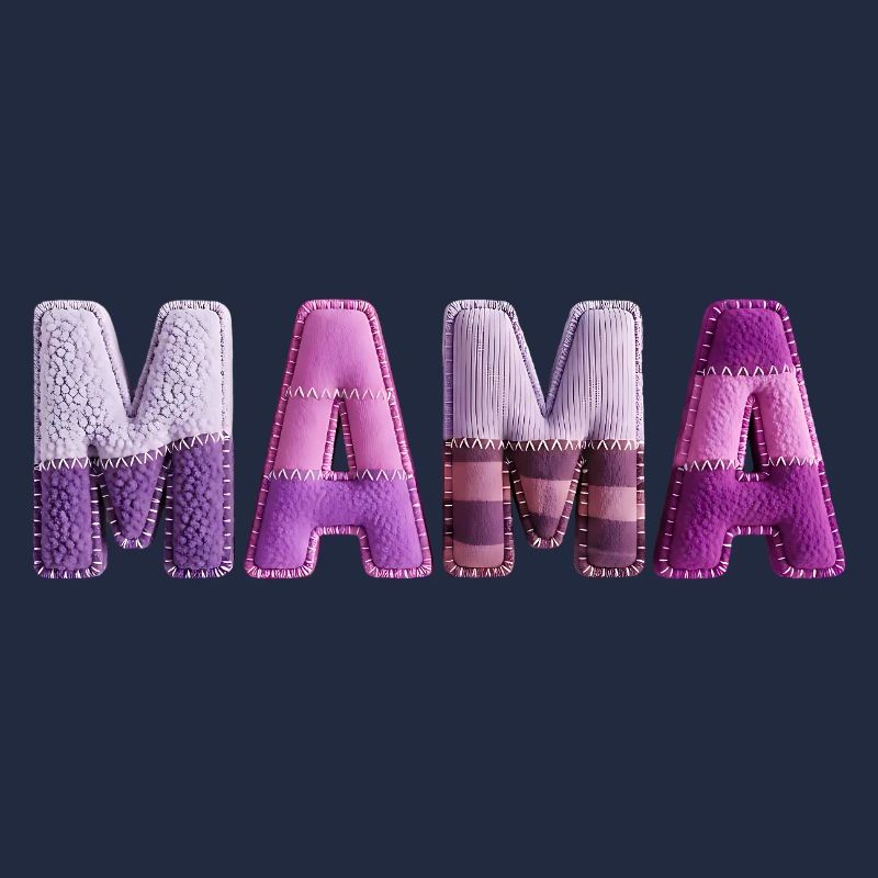 Maman Patchwork Vintage Amour Famille