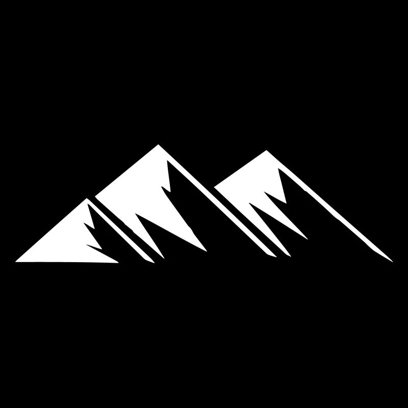 Montagnes - design minimaliste