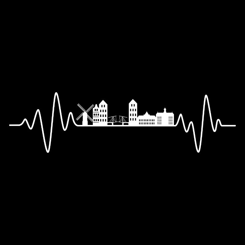 Amsterdam Herzschlag Skyline Amsterdam