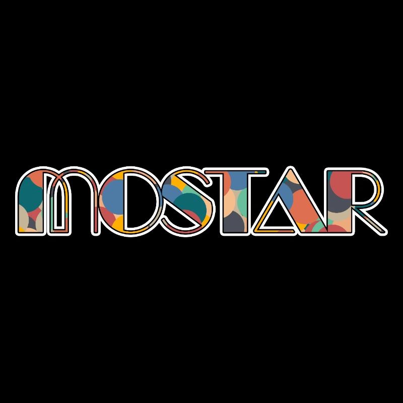Mostar Retro Pop Typografie