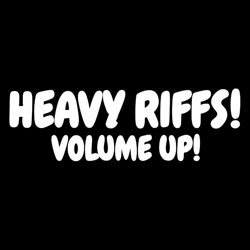 Riffs lourds Volume élevé