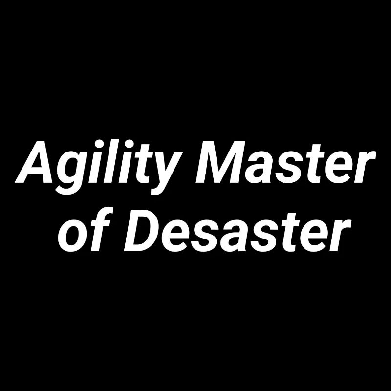 Agility Master of Desaster Shirt Geschenk Coach