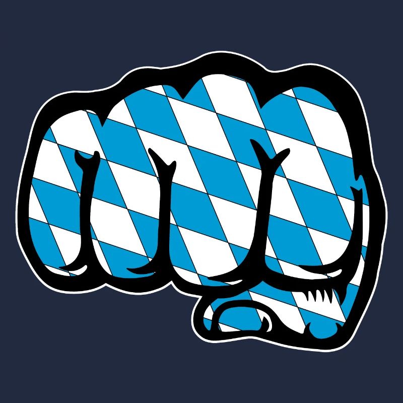 Bayern Flagge Faust Symbol