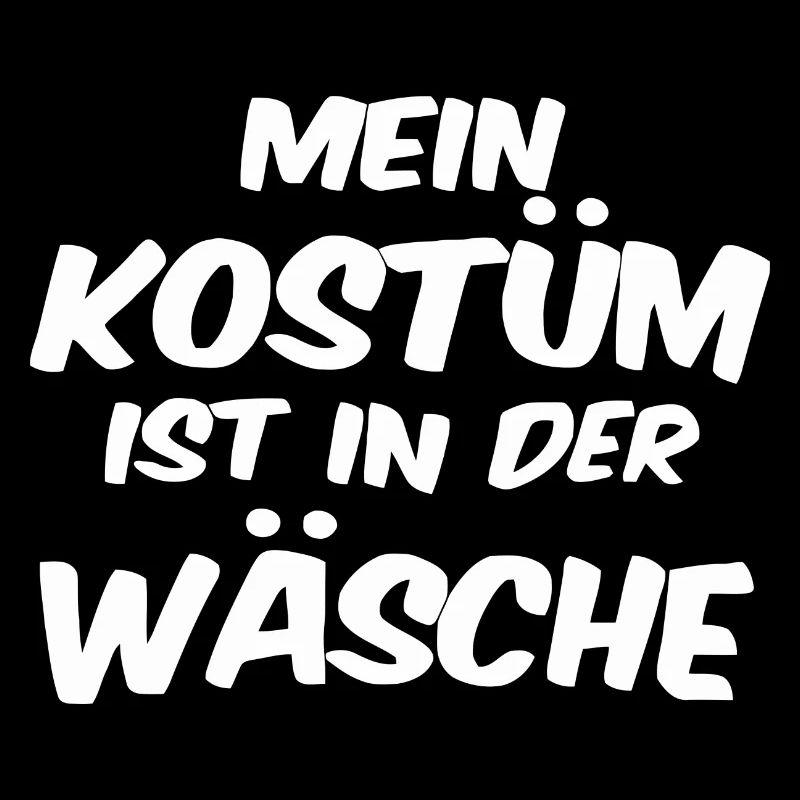 Mein kostüm ist in der wäsche