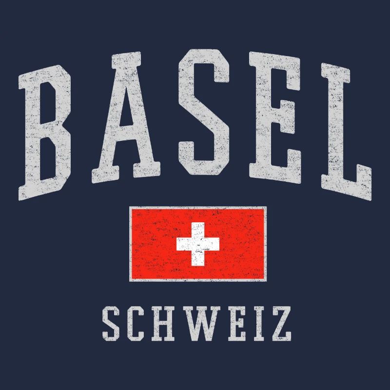 Basel Schweiz Emblem Druck