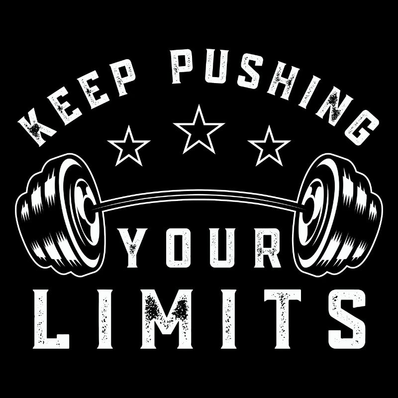Citation de salle de sport Continuez à repousser vos limites