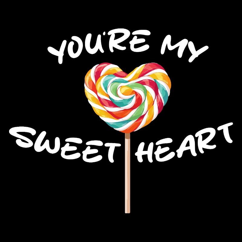 Sweetheart Rainbow Sucette Sucette Saint Valentin