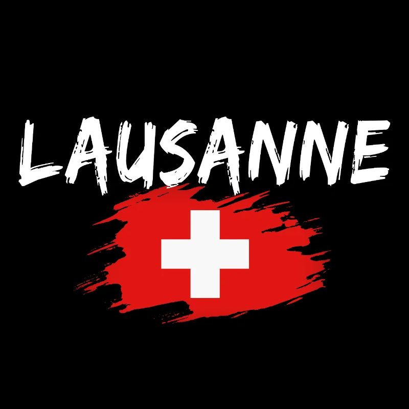 Lausanne Schweiz Flagge