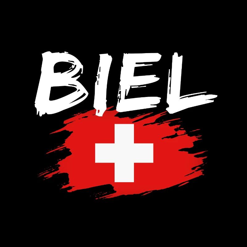 Biel Schweiz Flagge
