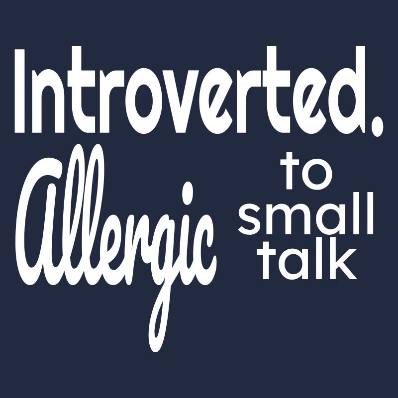 Introvertierte, allergisch gegen Smalltalk