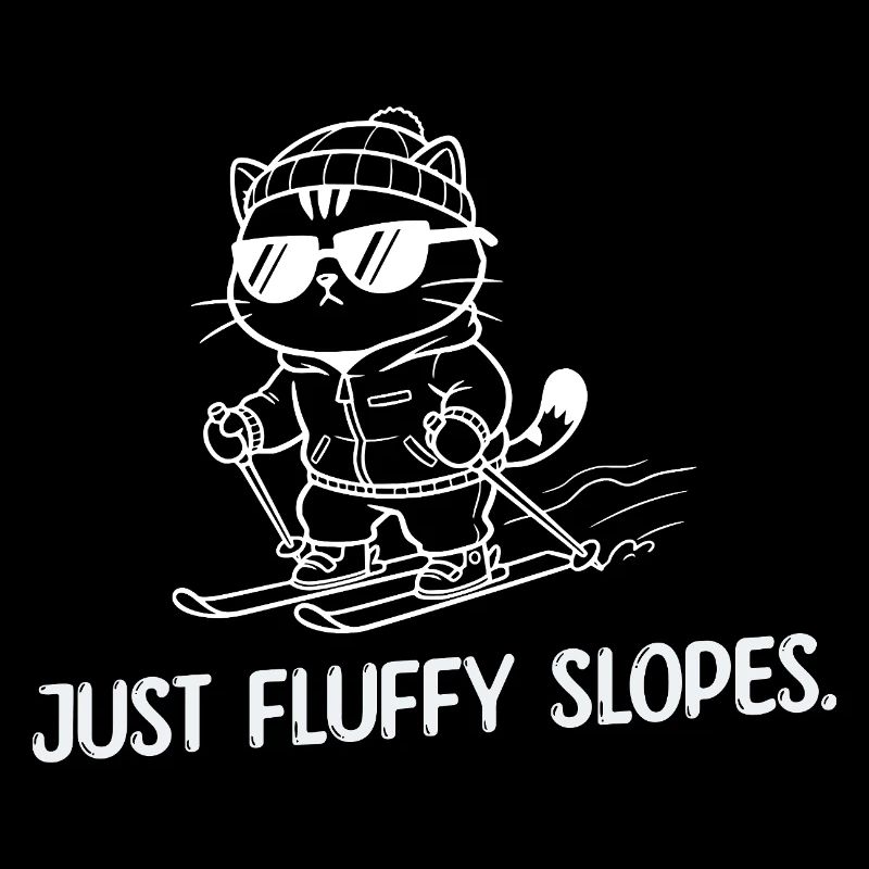 Just Fluffy Slopes - Ski Humor