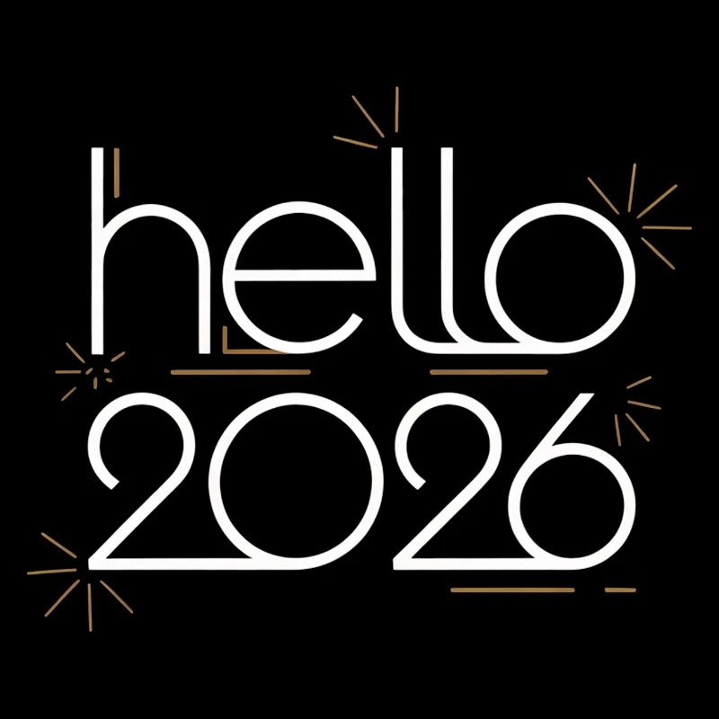 Hallo Neon-Feuerwerk 2026
