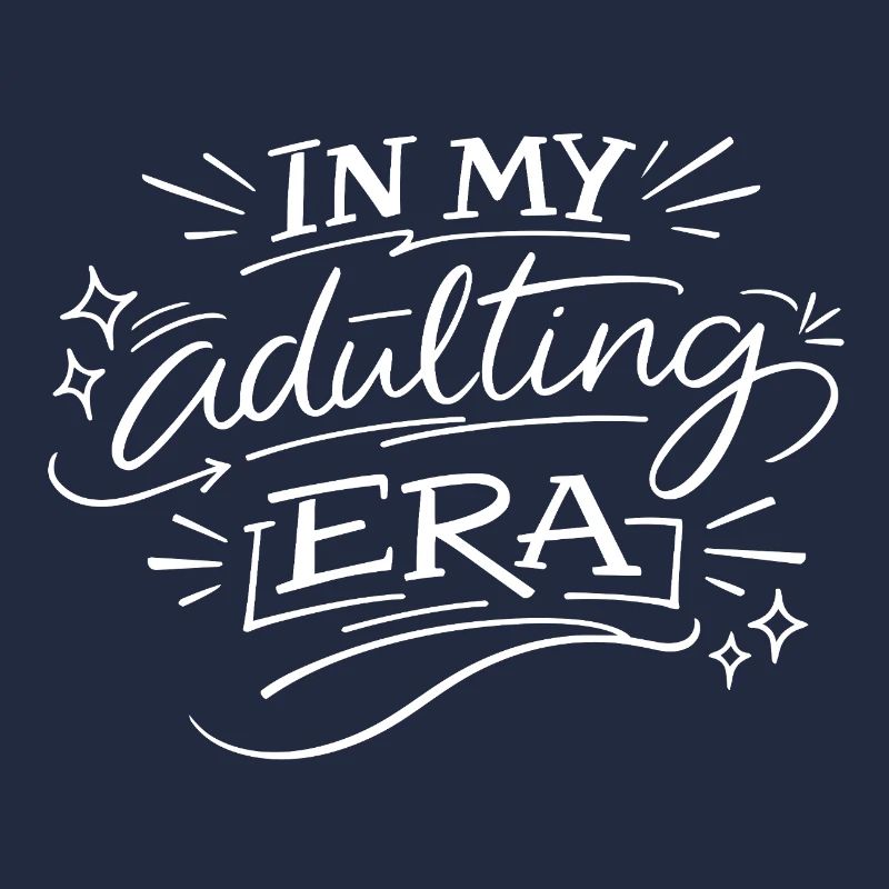 À mon époque d’adulte – Dicton de la typographie moderne