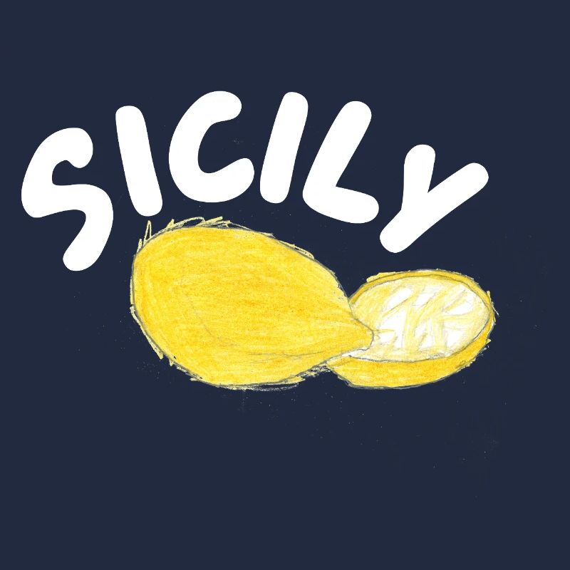 Sicily Lemons Illustration - Sicily