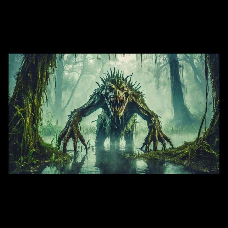 monstre sombre horreur effrayant Halloween effrayant effrayant effrayant
