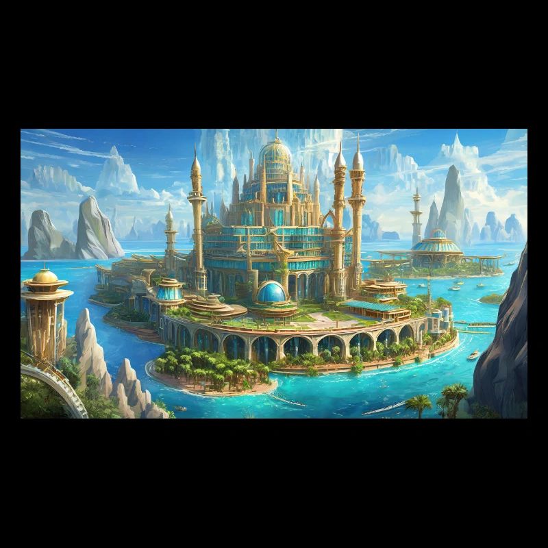 beautiful mythical places – Atlantis before doom