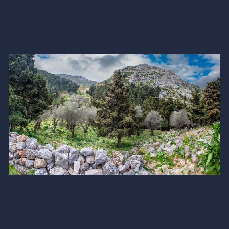 ruines du château médiéval Palio Pyli Kos