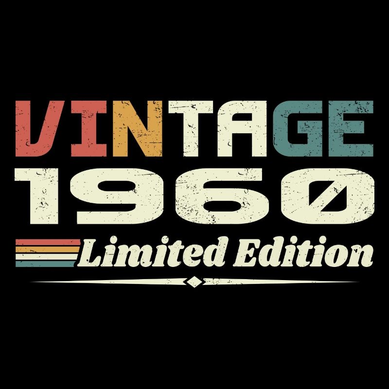 Vintage 1960's Retro 1960's Birthday Gift