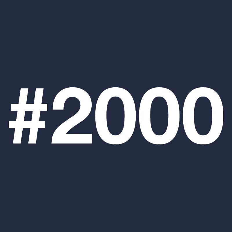 2000 Hashtag 26 ans 26e anniversaire