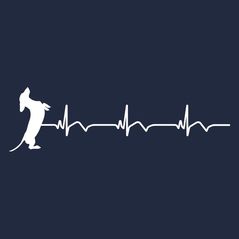 Dachshund ECG Heartbeat