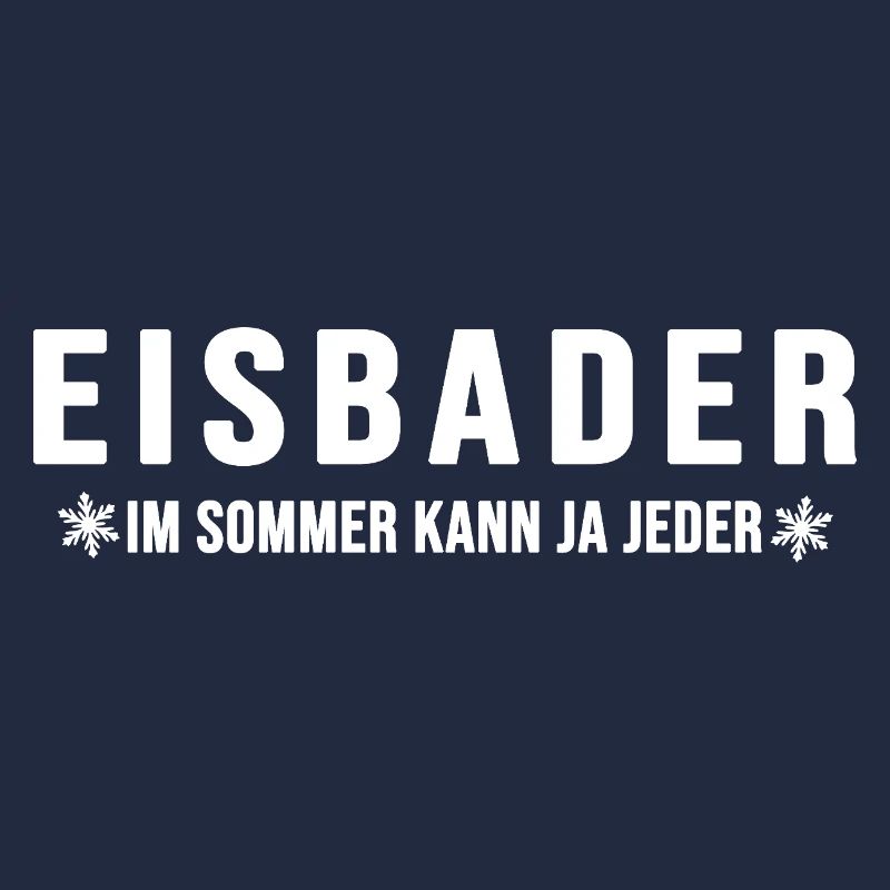 Eisbader Winterschwimmer Eisbaden Wintersport