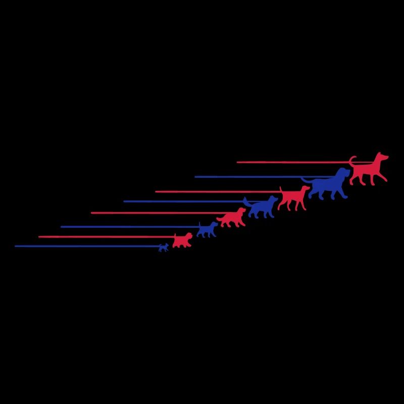 Dogs on a leash 5