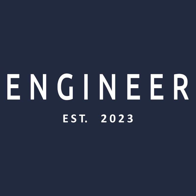 Engineer Est. 2023 Graduation Engineering Student