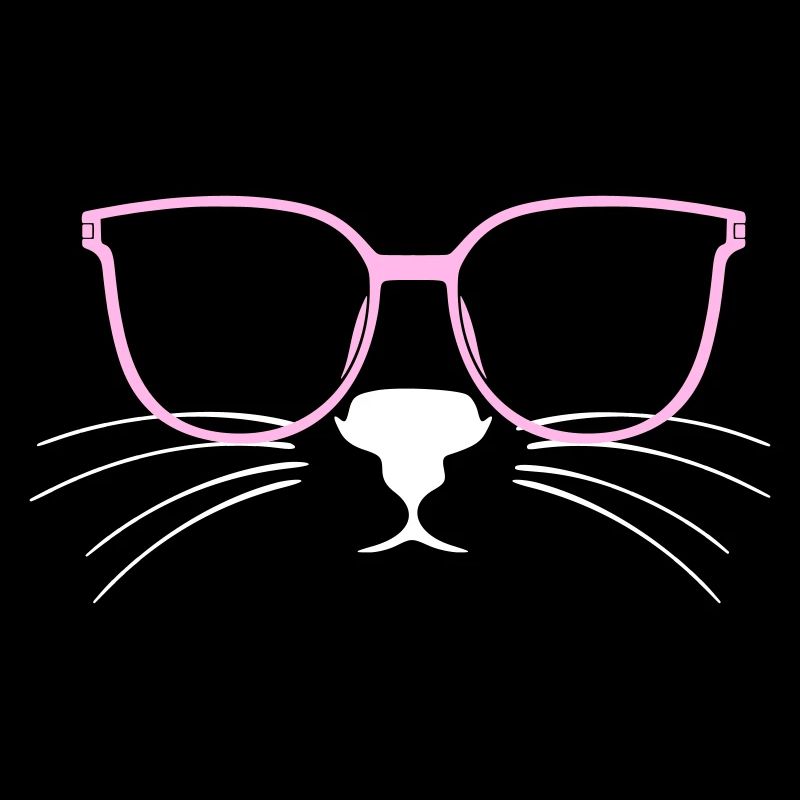Cat Glasses Comic Cat Friend Tiger