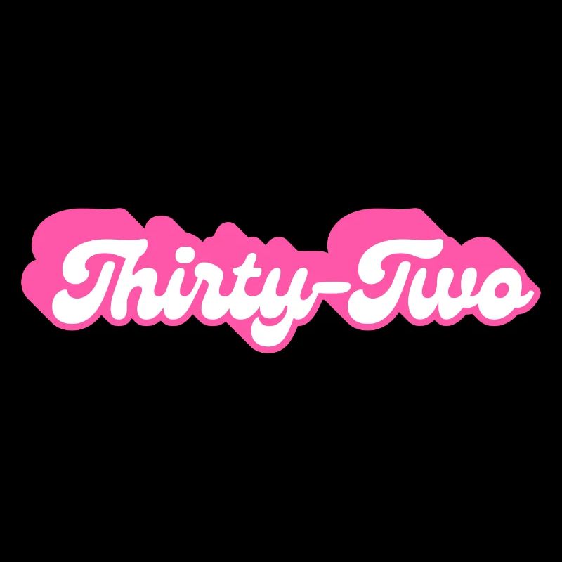 Zweiunddreißigster Geburtstag - 32. Geburtstag Retro Pink