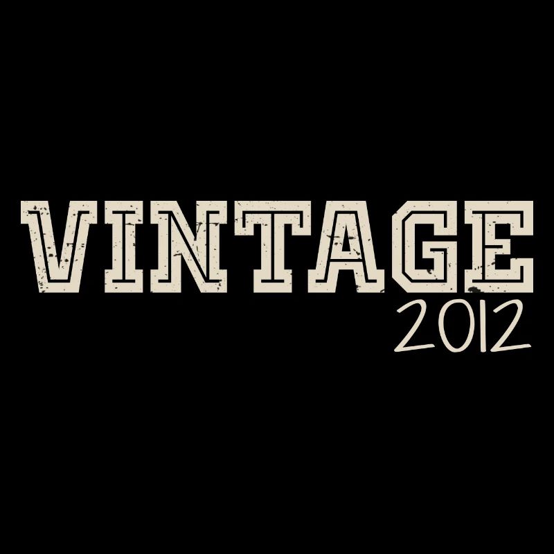 Vintage 2012 Original 2012 Rétro 2012 Cadeau 2012