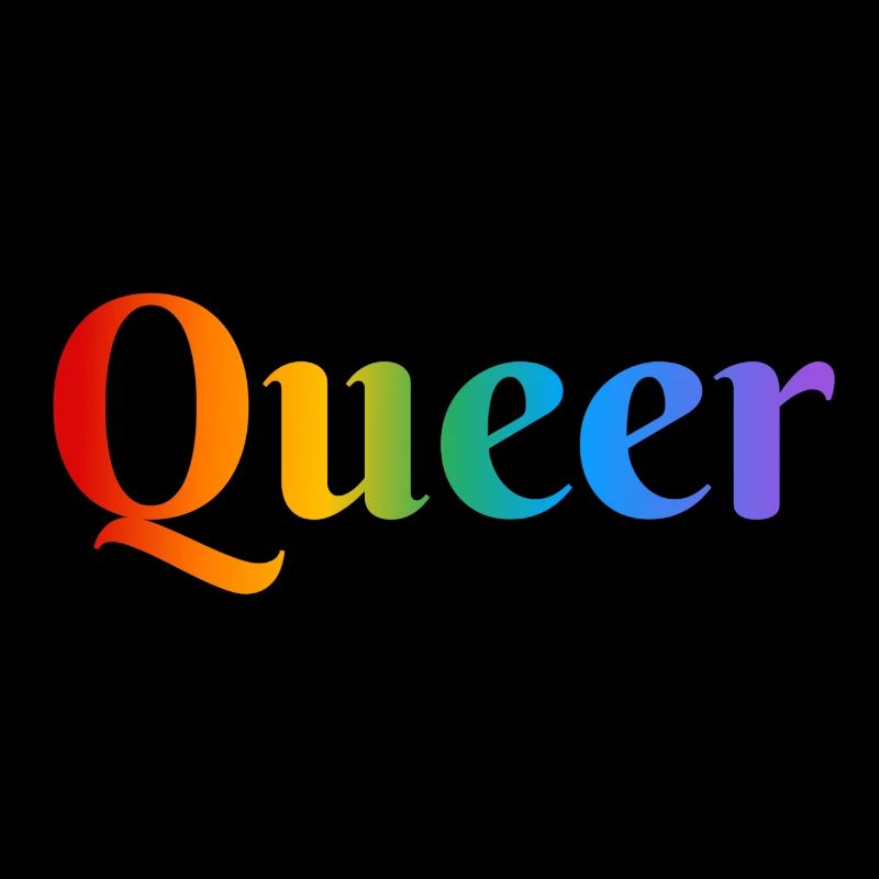 Texte arc-en-ciel queer