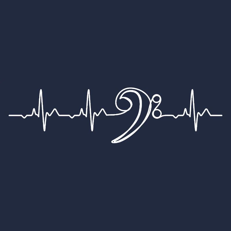 Clé de Fa Heartbeat Mélomane