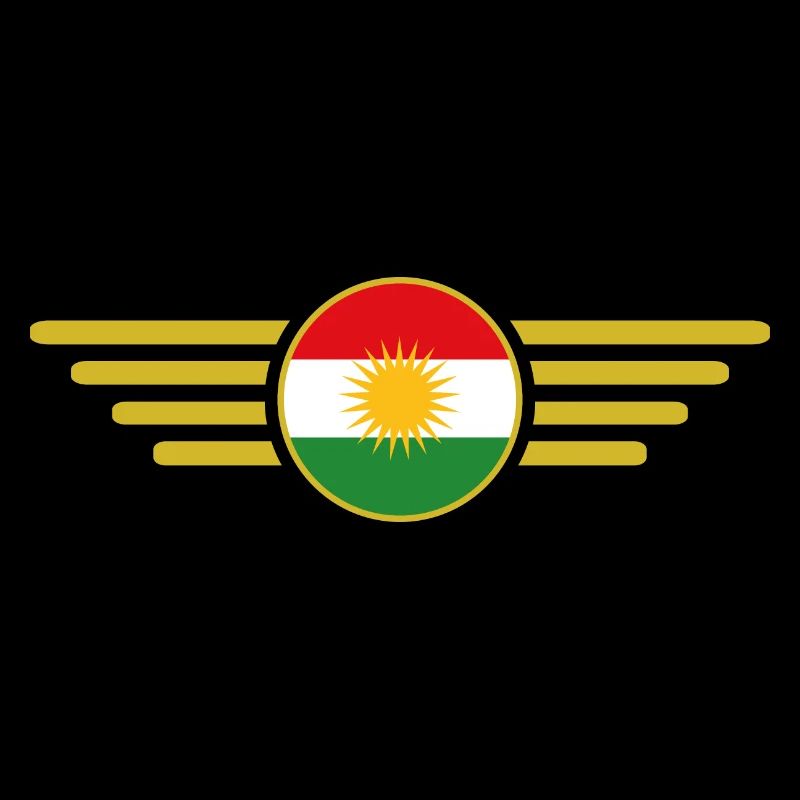 J’aime le Kurdistan, T-shirt design de style élégance