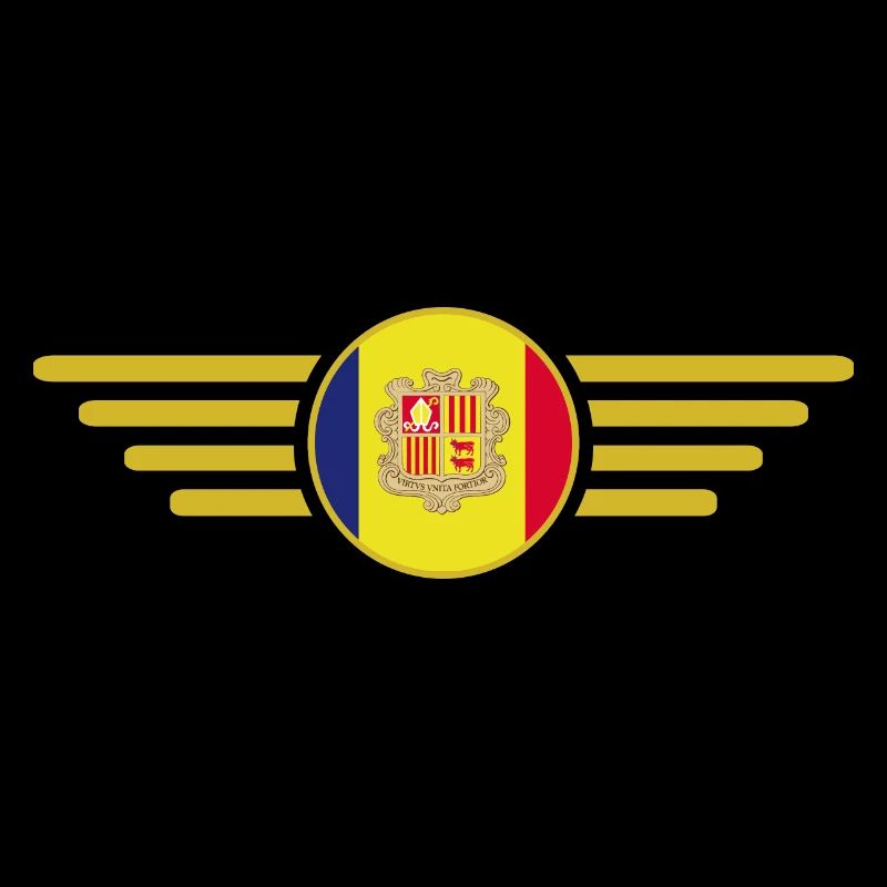 I Love Andorra, Elegance Style Design T-Shirt