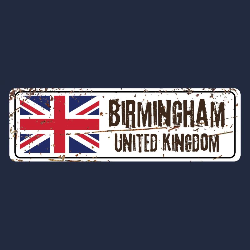 Birmingham Royaume-Uni Drapeau