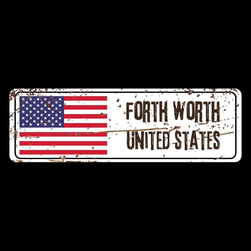 Forth Worth United States Flag