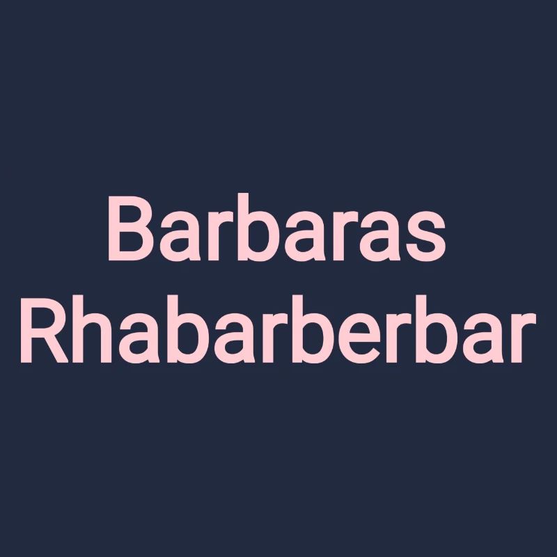 Bar à la rhubarbe de Barbara