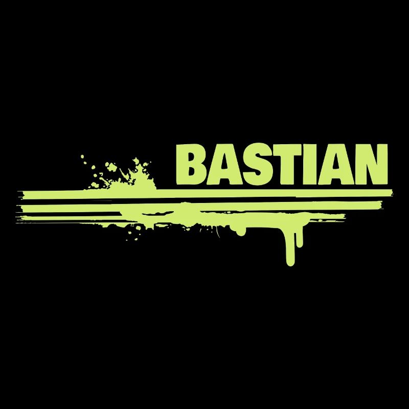 Bastian als Farbklecks