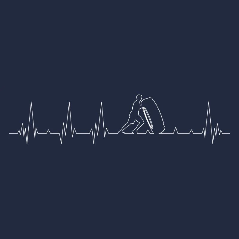 Méditation pulsée ECG Silhouette