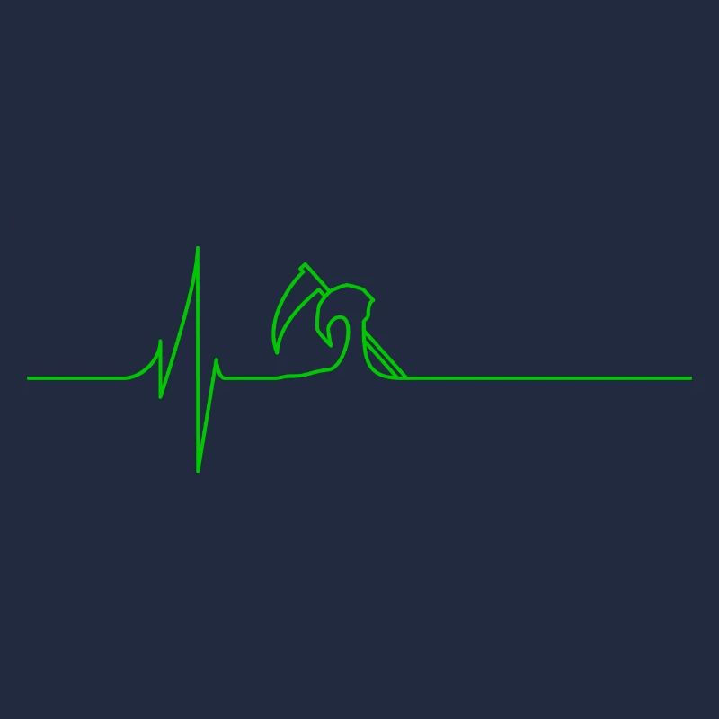 Electrocardiogram - Death - Green