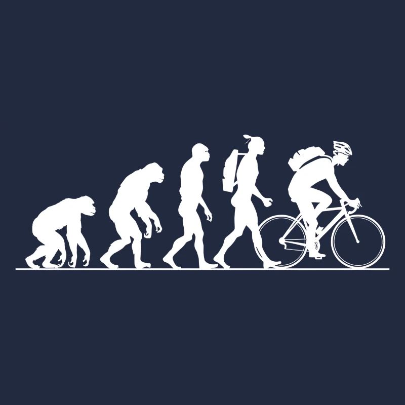 Vélo Evolution Cycliste Vélo Biker Cyclisme