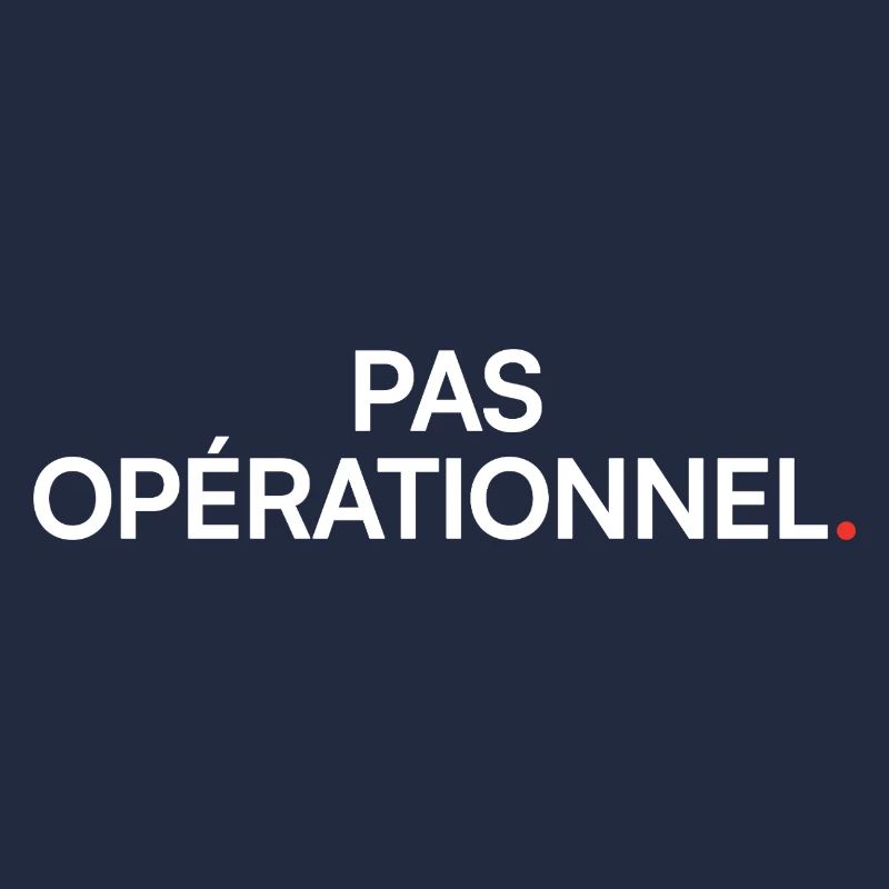 Not operational, humor, tired, at work