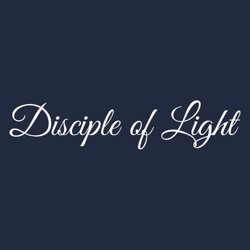 Disciple de la Lumière - logo d’écriture calligraphique