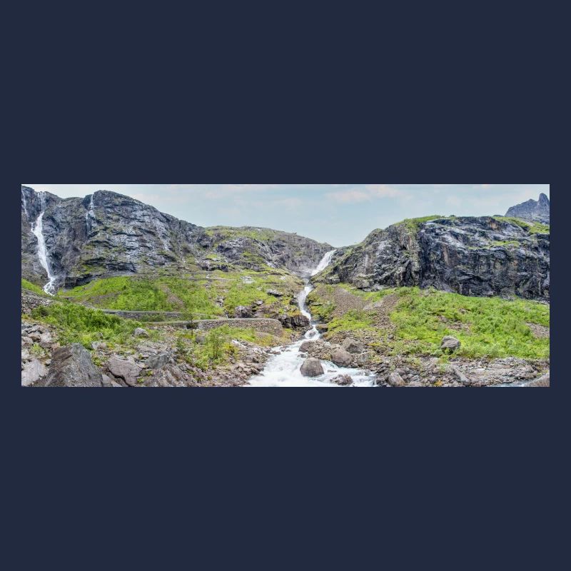 Trollstigen, Tverelva Landscape Stigfossen Norway