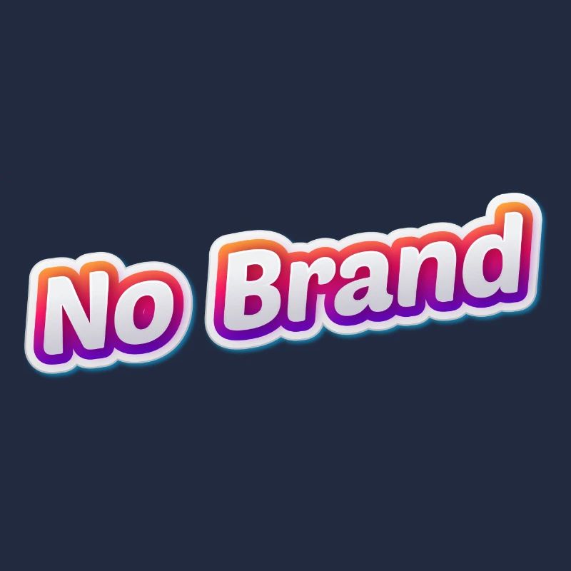 No Brand sticker style